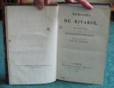 Mémoires de Rivarol.. RIVAROL Antoine de - BERVILLE