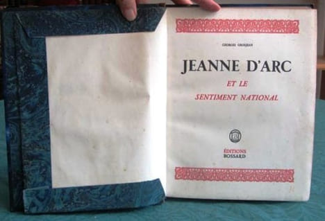 Jeanne d'Arc et le Sentiment National.. GROSJEAN Georges