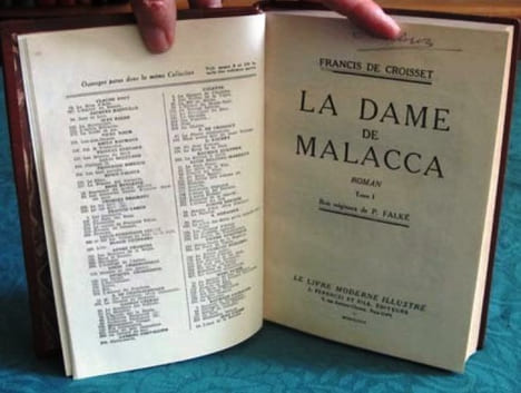 La Dame de Malacca - Roman.. CROISSET Francis de
