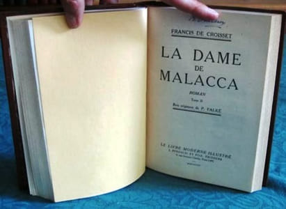 La Dame de Malacca - Roman.