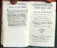 Calendrier des princes et de la noblesse de France, pour l'année 1763.. LA CHESNAYE DES BOIS François-Alexandre Aubert de