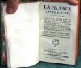 La France littéraire pour l'année 1758.. DE LA PORTE abbé
