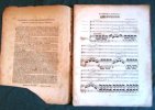 Partition. Quintetto pour Pianoforte. 2 violons, Alto et Violoncelle - Édition originale.. BERWALD Franz