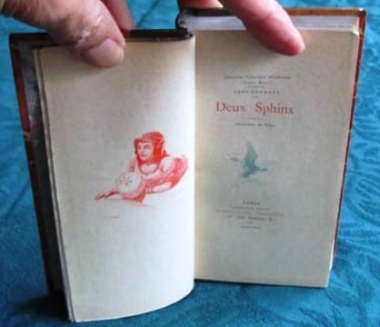 Deux Sphinx.. HERMANT Abel