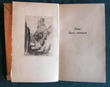 Dans Paris retrouvé - Édition originale.. AVELINE Claude