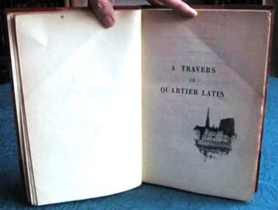 A travers le Quartier Latin.