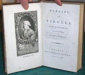 Elégies de Tibulle par Mirabeau - Baisers de Jean Second. 2 volumes.