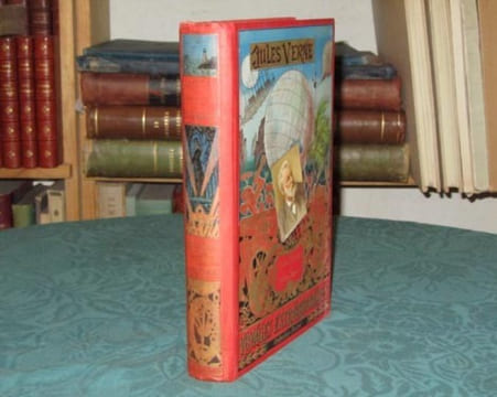 Claudius Bombarnac. Le Chateau des Carpathes. (Portrait collé) - Édition originale.. VERNE Jules