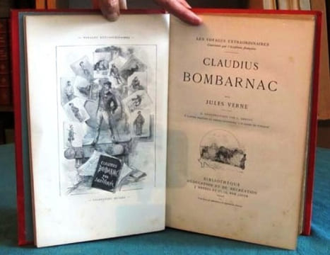 Claudius Bombarnac. Le Chateau des Carpathes. (Portrait collé) - Édition originale.. VERNE Jules