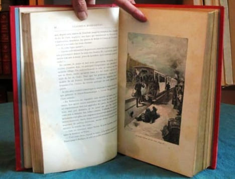 Claudius Bombarnac. Le Chateau des Carpathes. (Portrait collé) - Édition originale.. VERNE Jules