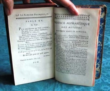 Le Fablier françois, ou élite des meilleurs Fables depuis La Fontaine.