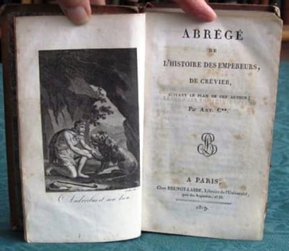 Abrégé de l'Histoire des Empereurs de Crévier.. CREVIER - CAILLOT Antoine
