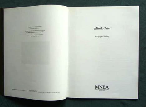 Alfredo Prior.. GLUSBERG Jorge