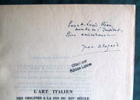 L'Art italien des origines A la fin du XIVe siecle.