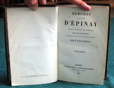 Mémoires de Madame d'Epinay. Tome 1.