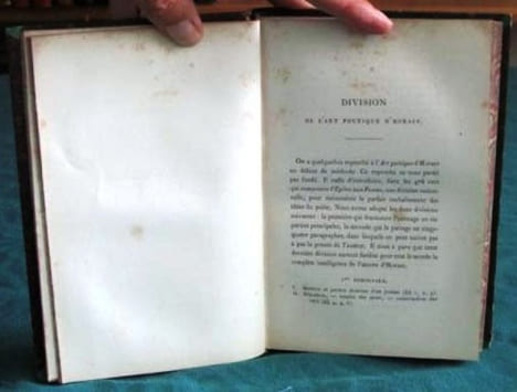 Les Deux Arts poétiques d'Horace et de Boileau.. BARBIER