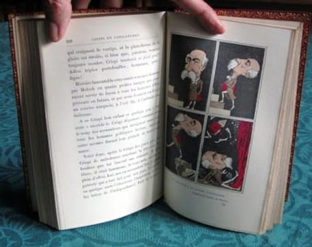 Crispi, Bismarck et la Triple-Alliance en caricatures - Édition originale.. GRAND-CARTERET John