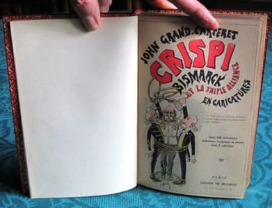 Crispi, Bismarck et la Triple-Alliance en caricatures - Édition originale.