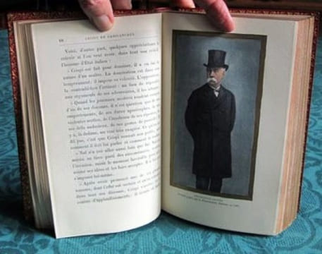 Crispi, Bismarck et la Triple-Alliance en caricatures - Édition originale.. GRAND-CARTERET John