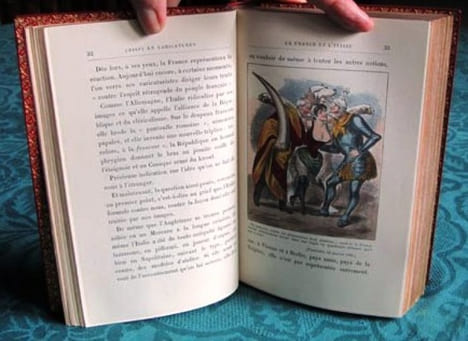 Crispi, Bismarck et la Triple-Alliance en caricatures - Édition originale.. GRAND-CARTERET John