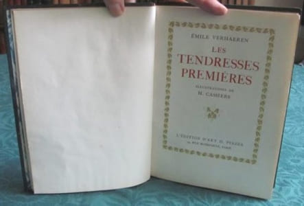 Les Tendresses premières.