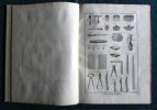 Recueil de 17 planches de l'Encyclopédie de Diderot et D'Alembert. Parcheminier - Maroquinier - Hongroyeur - Corroyeur - Édition originale.. DIDEROT - ...