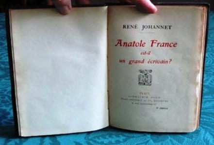 Anatole France est-il un grand écrivain?