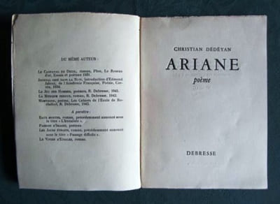 Ariane - poème.