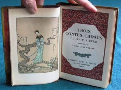 Trois Contes chinois du XVIIe siècle.. SOULIE de MORANT George