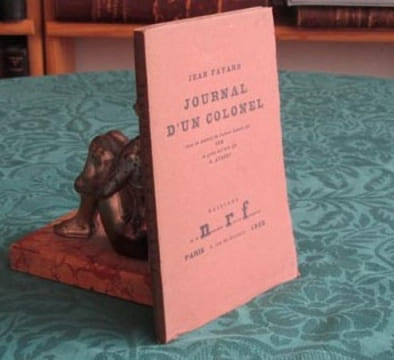 Journal d'un Colonel.. FAYARD Jean
