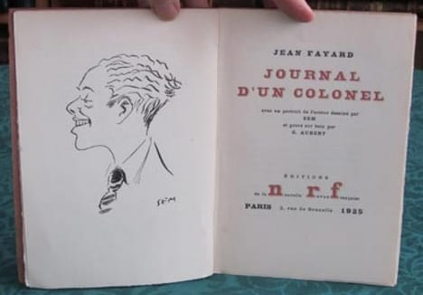 Journal d'un Colonel.. FAYARD Jean