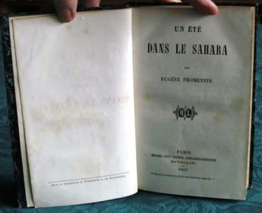 Un été dans le Sahara - Édition originale.