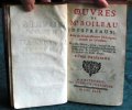 Oeuvres de Boileau Despréaux. 3 volumes/4.. BOILEAU-DESPREAUX