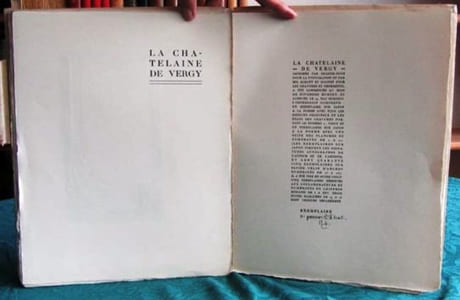 La Châtelaine de Vergy.