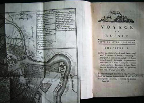 Voyage en Pologne, Russie, Suède, Dannemarc (Danemark), Norvège, etc. 4 volumes.. COXE William