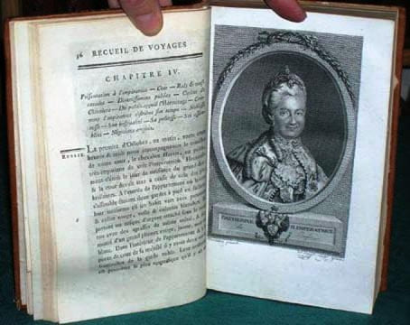 Voyage en Pologne, Russie, Suède, Dannemarc (Danemark), Norvège, etc. 4 volumes.. COXE William