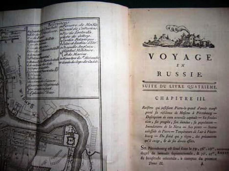 Voyage en Pologne, Russie, Suède, Dannemarc (Danemark), Norvège, etc. 4 volumes.. COXE William
