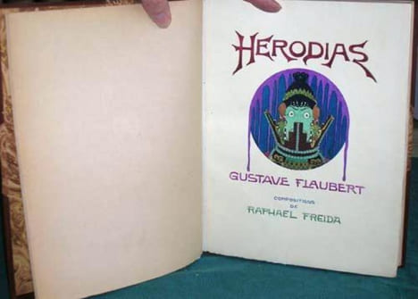 Hérodias.. FLAUBERT Gustave