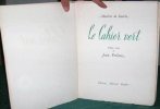 Le Cahier vert.. GUERIN Maurice de