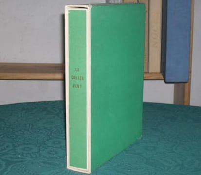 Le Cahier vert.. GUERIN Maurice de