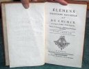 Élémens (éléments) d'Histoire Naturelle et de Chimie. 5 volumes.. FOURCROY A-F. de