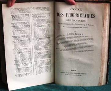 Code des Constructions et de la Contiguité (1846) suivi du Code des Propriétaires, des Locataires, des Usufruitiers et des Constructeurs de maisons.