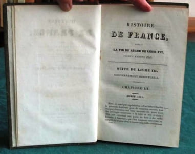Histoire de France, depuis la fin du règne de Louis XVI à l'année 1825. Tome 5.