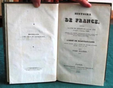 Histoire de France, depuis la fin du règne de Louis XVI à l'année 1825. Tome 6.