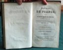 Histoire de France, depuis la fin du règne de Louis XVI à l'année 1825. Tome 8.. MONTGAILLARD (Abbé de)
