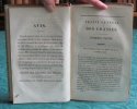 Traité général des Chasses à courre et à tir. 2 volumes - Édition originale.. JOURDAIN