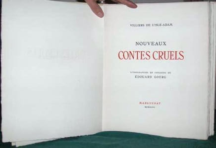 Nouveaux Contes Cruels.