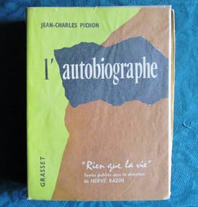L'Autobiographe - Édition originale.