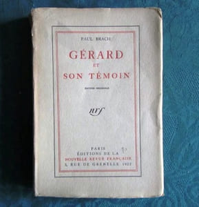 Gérard et son Témoin - Édition originale.