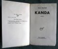 Kanda - Roman - Édition originale.. PILOTAZ Paul